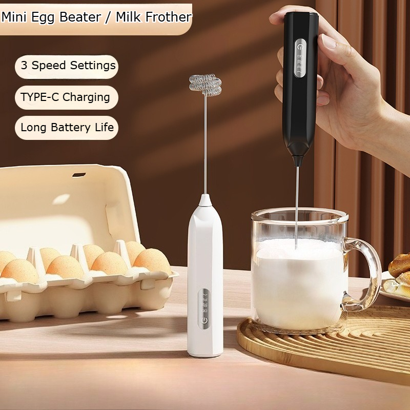 Home Improvement Kitchen - New Handheld Electric Milk Frother Automatic