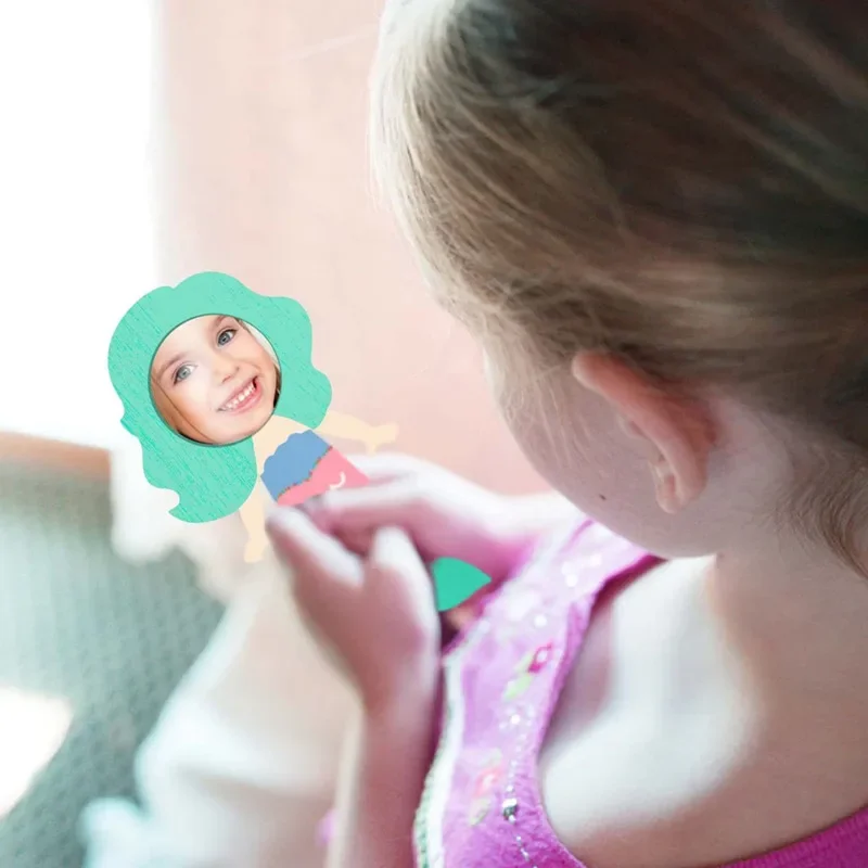 12PCS Mermaid Wooden Mirror Ha - đánh giá và giá Home Improvement Kids