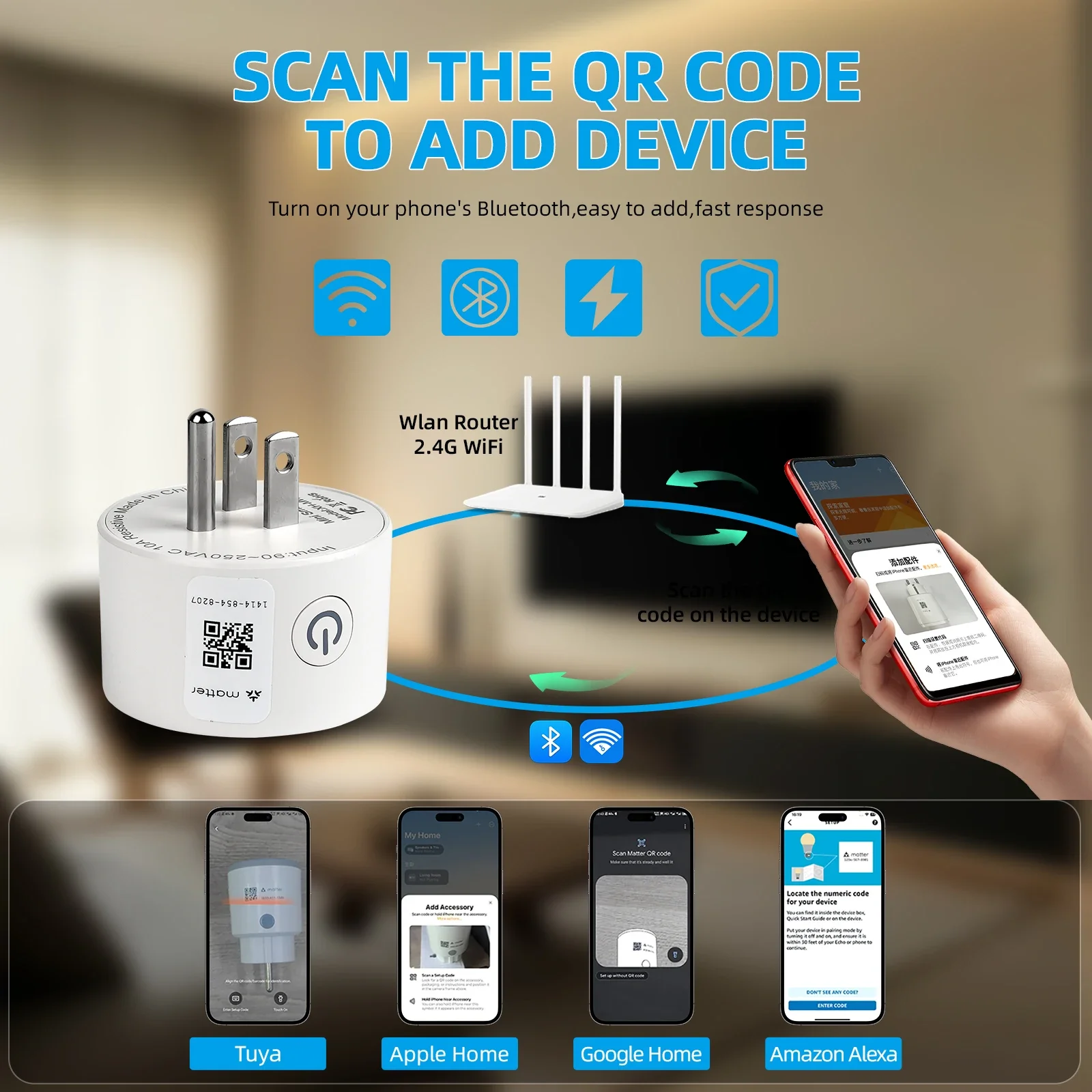Matter Smart Home Plug Outlet  - đánh giá và giá Home Improvement Outlet