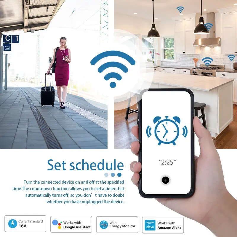 Smart EU Socket WiFi 20A EU Pl - đánh giá và giá Home Improvement Outlet