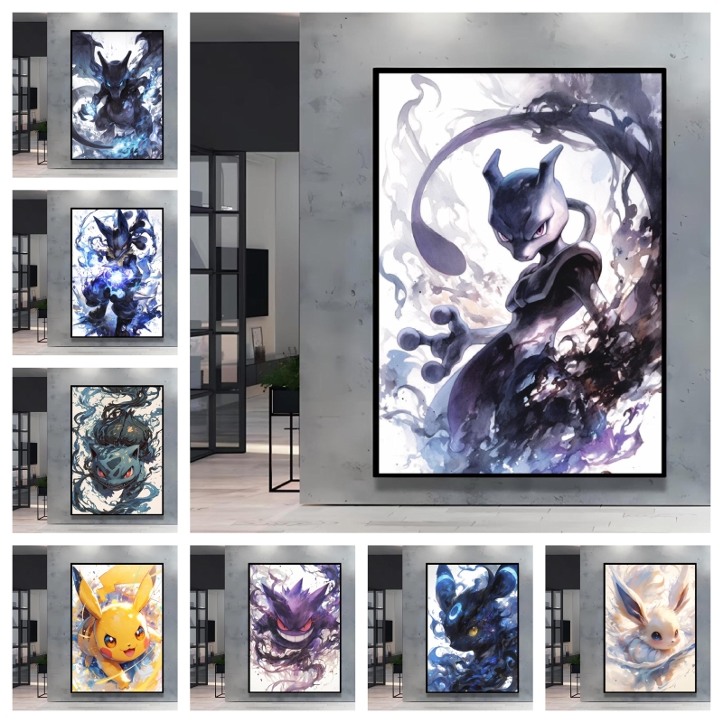 Classic Pokemon HD Canvas Pain - đánh giá và giá Home Improvement Kids