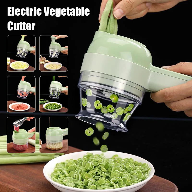 4 IN 1 Electric Vegetable Cutt - đánh giá và giá Home Improvement Kitchen