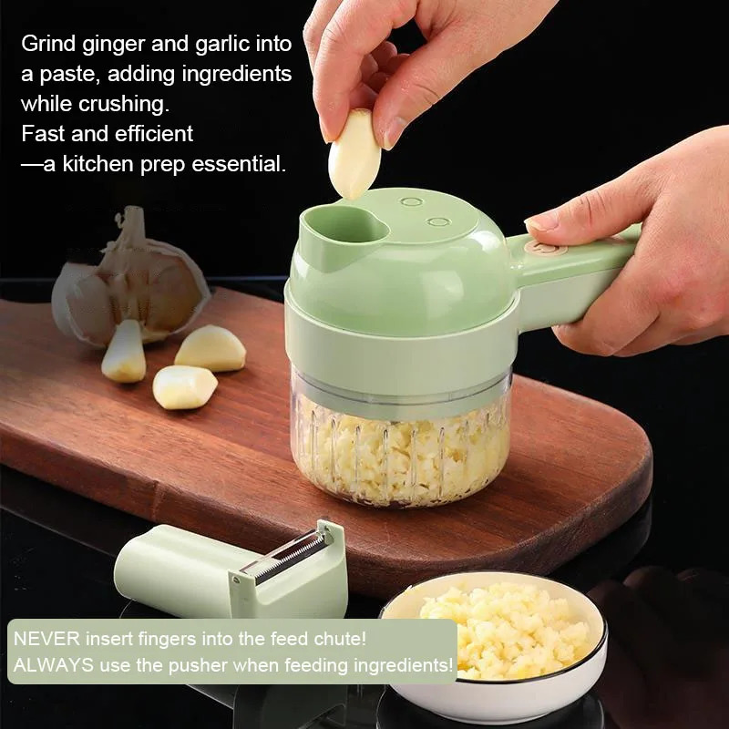 4 IN 1 Electric Vegetable Cutt - đánh giá và giá Home Improvement Kitchen