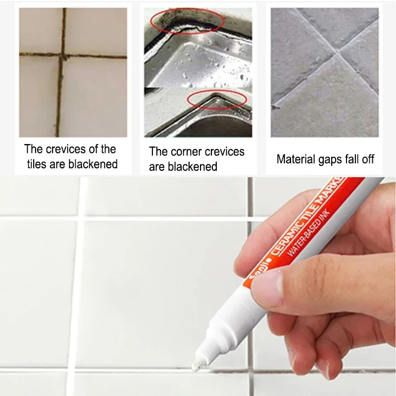 12 Color White Waterproof Tile - đánh giá và giá Tile Grout Repair
